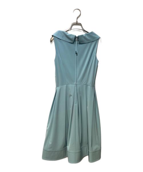 FOXEY NEWYORK（フォクシーニューヨーク）FOXEY NEWYORK (フォクシーニューヨーク) ノースリーブワンピース スカイブルー サイズ:38の古着・服飾アイテム