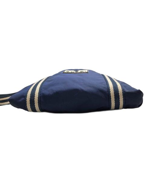 GUCCI（グッチ）GUCCI (グッチ) クレスト ショルダーバッグ ネイビーの古着・服飾アイテム