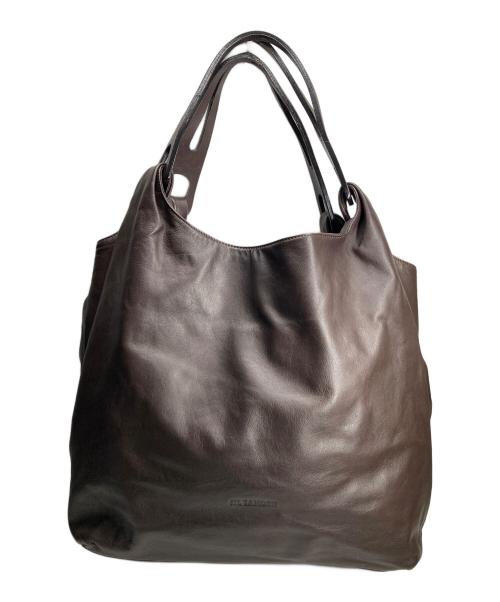 JIL SANDER（ジルサンダー）JIL SANDER (ジルサンダー) トートバッグ ブラウンの古着・服飾アイテム