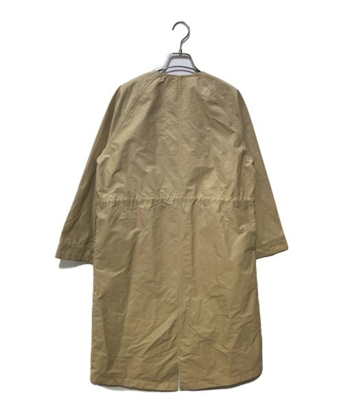 ourhome（アワホーム）OURHOME (アワホーム) 頼れるノーカラーコート ベージュ サイズ:FREEの古着・服飾アイテム