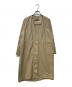 OURHOME（アワホーム）の古着「頼れるノーカラーコート」｜ベージュ