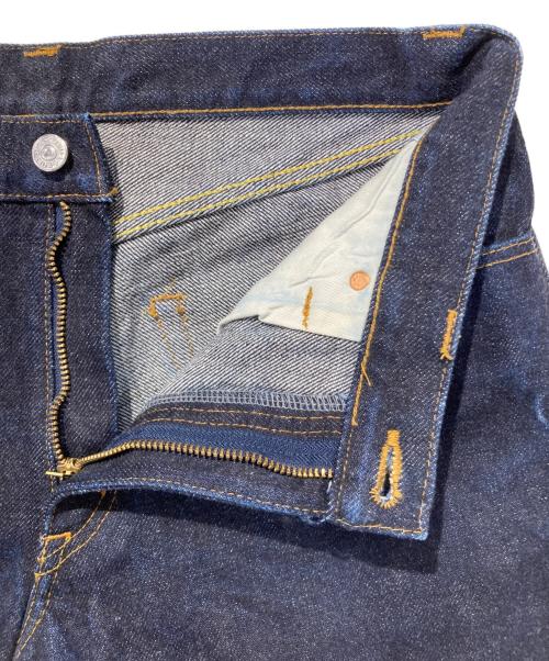 KOJIMA GENES（コジマジーンズ）KOJIMA GENES (コジマジーンズ) 革パッチデニムパンツ インディゴ サイズ:34の古着・服飾アイテム