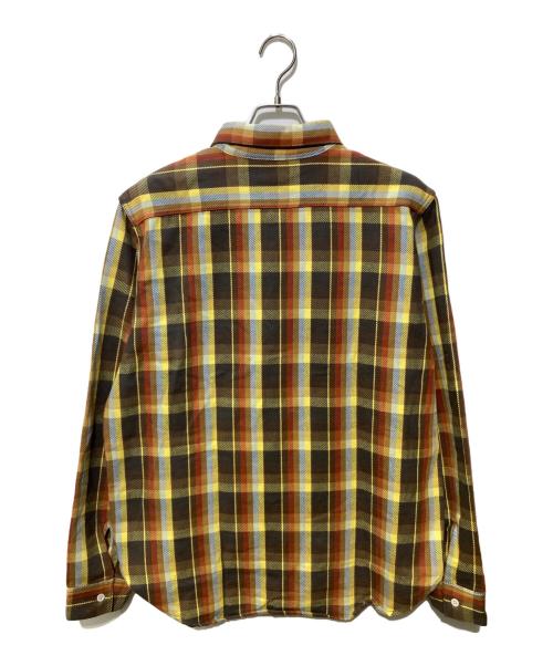 THE REAL McCOY'S（ザ・リアルマッコイズ）THE REAL McCOY'S (ザ・リアルマッコイズ) チェックヘビーネルシャツ イエロー サイズ:SIZE 17の古着・服飾アイテム