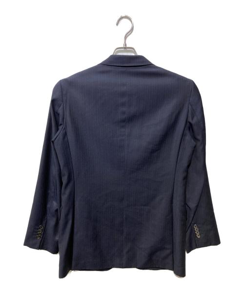 PAUL SMITH（ポールスミス）PAUL SMITH (ポールスミス) ERMENEGILDO ZEGNA (エルメネジルド・ゼニア) ストライプジャケット ネイビー サイズ:Ⅿの古着・服飾アイテム