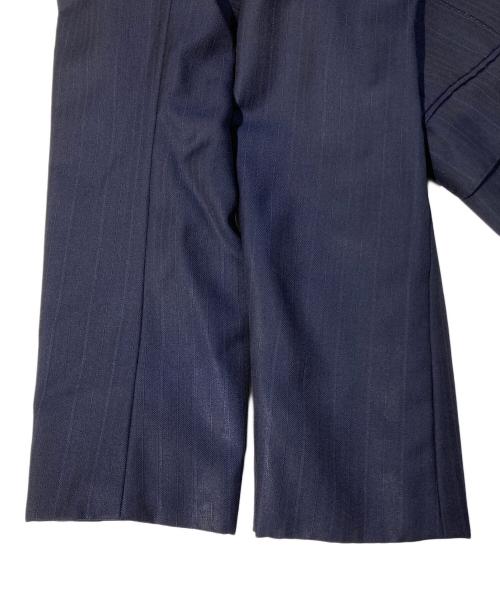 PAUL SMITH（ポールスミス）PAUL SMITH (ポールスミス) ERMENEGILDO ZEGNA (エルメネジルド・ゼニア) ストライプジャケット ネイビー サイズ:Ⅿの古着・服飾アイテム