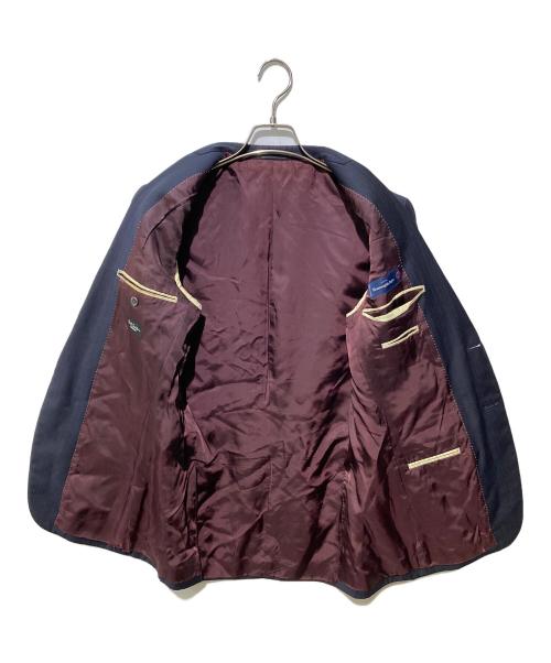 PAUL SMITH（ポールスミス）PAUL SMITH (ポールスミス) ERMENEGILDO ZEGNA (エルメネジルド・ゼニア) ストライプジャケット ネイビー サイズ:Ⅿの古着・服飾アイテム
