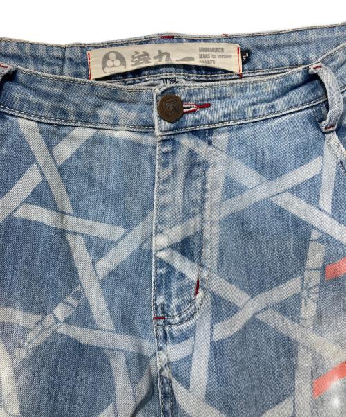 参丸一（サンマルイチ）参丸一 (サンマルイチ) デニムパンツ インディゴ サイズ:XLの古着・服飾アイテム