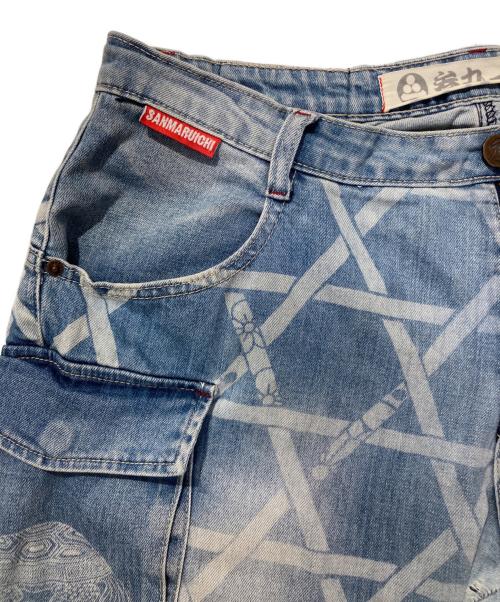 参丸一（サンマルイチ）参丸一 (サンマルイチ) デニムパンツ インディゴ サイズ:XLの古着・服飾アイテム
