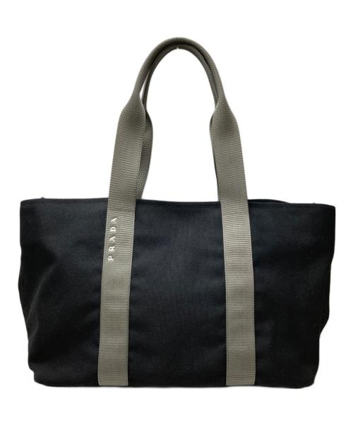 PRADA SPORTS（プラダスポーツ）PRADA SPORTS (プラダスポーツ) キャンバストートバッグ ブラックの古着・服飾アイテム