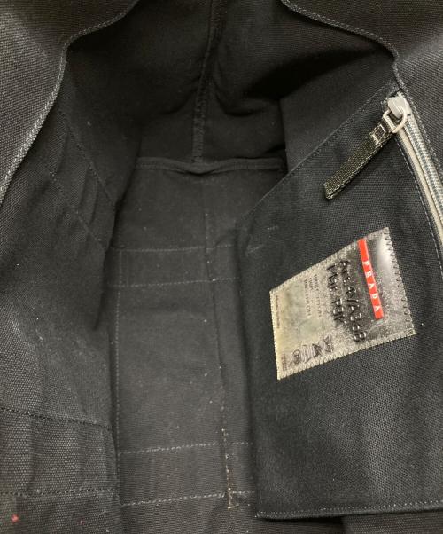 PRADA SPORTS（プラダスポーツ）PRADA SPORTS (プラダスポーツ) キャンバストートバッグ ブラックの古着・服飾アイテム