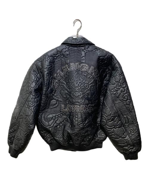 GRMY（グライミー）GRMY (グライミー) フェイクレザー中綿ジャケット ブラック サイズ:Sの古着・服飾アイテム