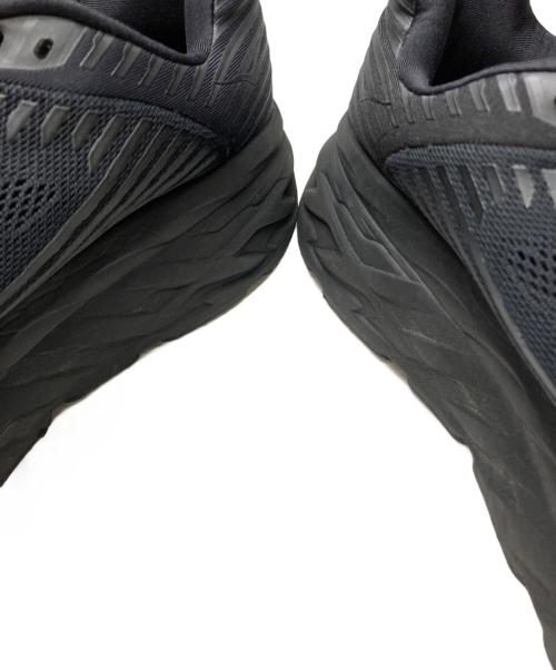HOKAONEONE（ホカオネオネ）HOKAONEONE (ホカオネオネ) M BONDI6スニーカー  ブラック サイズ:27の古着・服飾アイテム