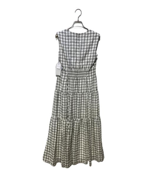 CELFORD（セルフォード）CELFORD (セルフォード) サッカーチェックワンピース ホワイト サイズ:36の古着・服飾アイテム