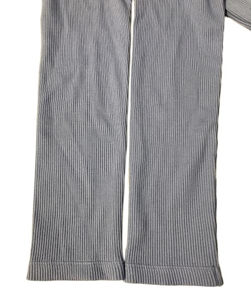 LACOSTE（ラコステ）LACOSTE (ラコステ) リブジャージ カーディガン ブルー サイズ:SIZE36の古着・服飾アイテム