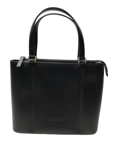 BURBERRY（バーバリー）BURBERRY (バーバリー) ノヴァチェックハンドバッグ ブラックの古着・服飾アイテム