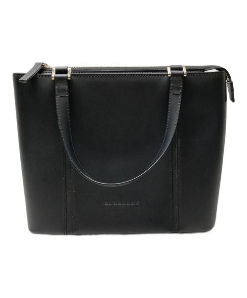 BURBERRY（バーバリー）BURBERRY (バーバリー) ノヴァチェックハンドバッグ ブラックの古着・服飾アイテム