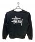 stussy (ステューシー) LOGO CREW SWEAT ブラック サイズ:XL：6000円