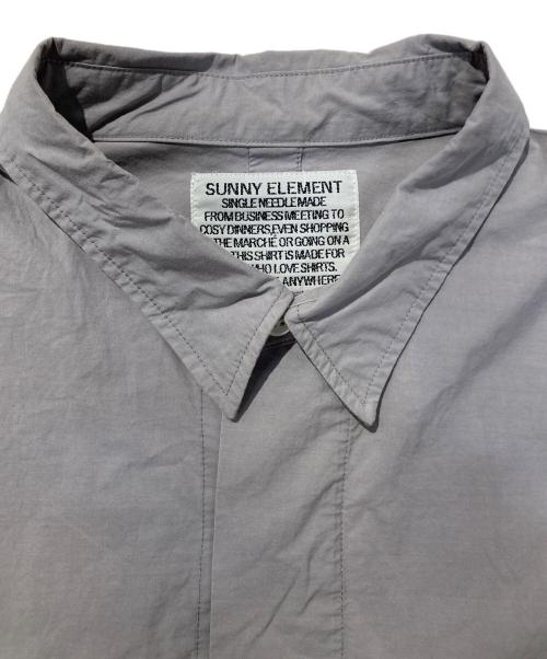 SUNNY ELEMENT（サニーエレメント）SUNNY ELEMENT (サニーエレメント) Airfield Shirt グレー サイズ:Ⅼの古着・服飾アイテム