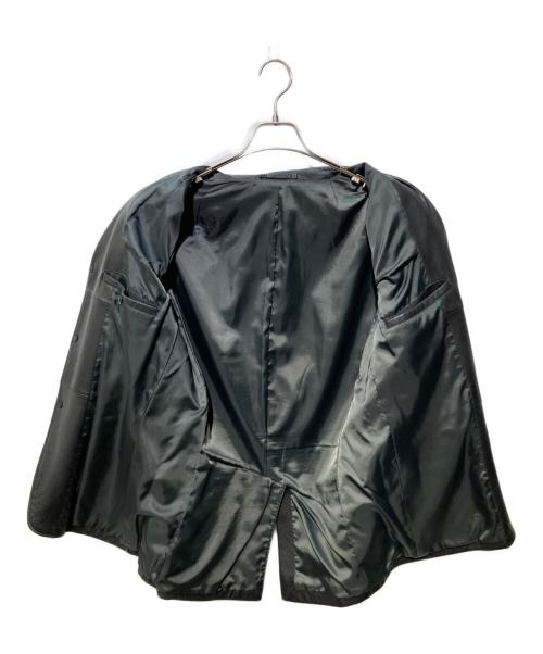 UNIQLO（ユニクロ）UNIQLO (ユニクロ) ラムレザーテーラードジャケット ブラック サイズ:Ⅿの古着・服飾アイテム