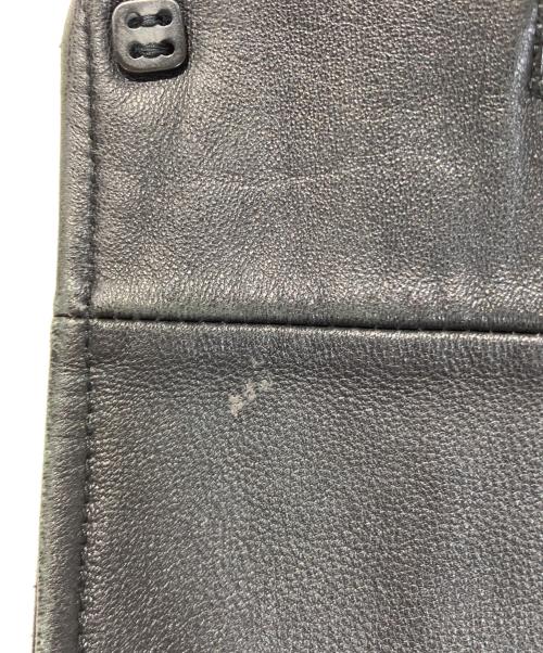 UNIQLO（ユニクロ）UNIQLO (ユニクロ) ラムレザーテーラードジャケット ブラック サイズ:Ⅿの古着・服飾アイテム