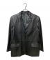 UNIQLO（ユニクロ）の古着「ラムレザーテーラードジャケット」｜ブラック