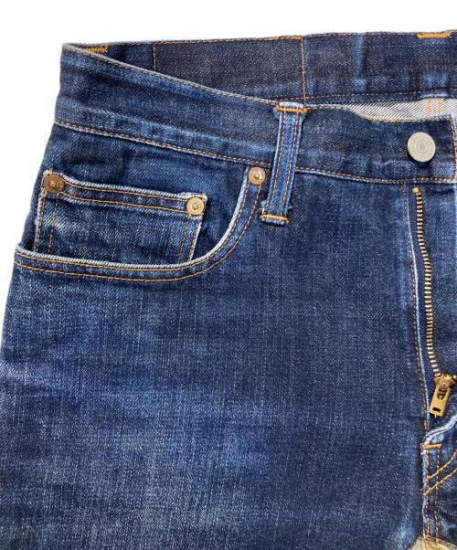 KOJIMA GENES（コジマジーンズ）KOJIMA GENES (コジマジーンズ) 迷彩切替デニムパンツ インディゴ サイズ:SIZE 34の古着・服飾アイテム