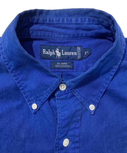 RALPH LAUREN（ラルフローレン）RALPH LAUREN (ラルフローレン) BLAIRE ボタンダウンシャツ ブルー サイズ:XLの古着・服飾アイテム