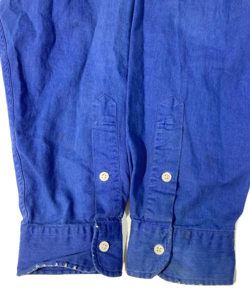 RALPH LAUREN（ラルフローレン）RALPH LAUREN (ラルフローレン) BLAIRE ボタンダウンシャツ ブルー サイズ:XLの古着・服飾アイテム