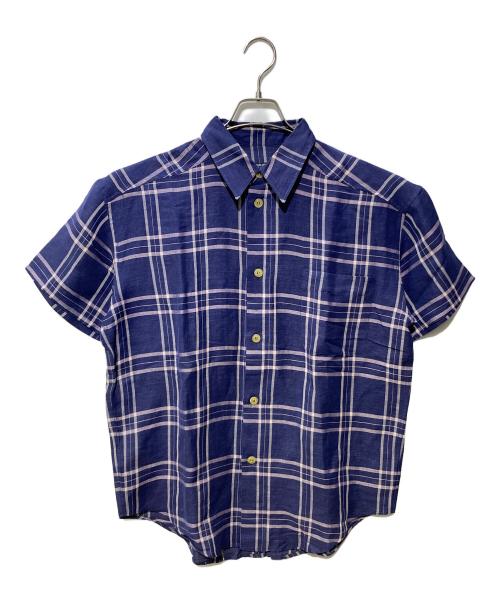 GIORGIO ARMANI（ジョルジョアルマーニ）GIORGIO ARMANI (ジョルジョアルマーニ) リネン混シャツ パープル サイズ:サイズ表記なしの古着・服飾アイテム
