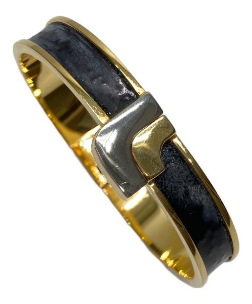 LOEWE（ロエベ）LOEWE (ロエベ) バングル ブラック×ゴールドの古着・服飾アイテム