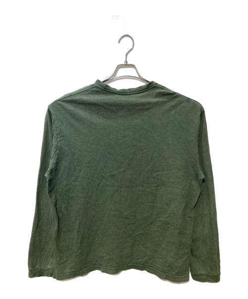 GAP（ギャップ）GAP (ギャップ) プリントカットソー グリーン サイズ:Lの古着・服飾アイテム