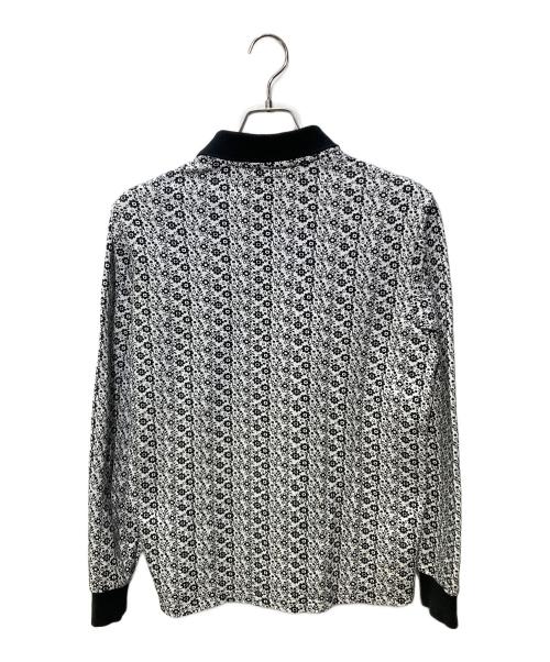 SUPREME（シュプリーム）Supreme (シュプリーム) Floral Jacquard Zip L/S ホワイト×ブラック サイズ:Sの古着・服飾アイテム
