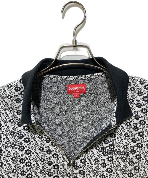 SUPREME（シュプリーム）Supreme (シュプリーム) Floral Jacquard Zip L/S ホワイト×ブラック サイズ:Sの古着・服飾アイテム