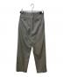 MARGARET HOWELL (マーガレットハウエル) FINE WOOL POPLIN TROUSERS グレー サイズ:SIZE 2：4000円