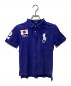 RALPH LAURENラルフローレン）の古着「ビッグポニー半袖ポロシャツ」｜ブルー