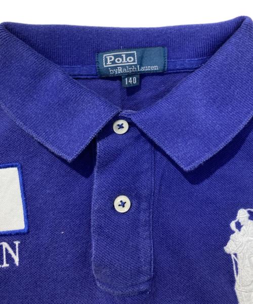 RALPH LAUREN（ラルフローレン）RALPH LAUREN (ラルフローレン) ビッグポニー半袖ポロシャツ ブルー サイズ:140cmの古着・服飾アイテム