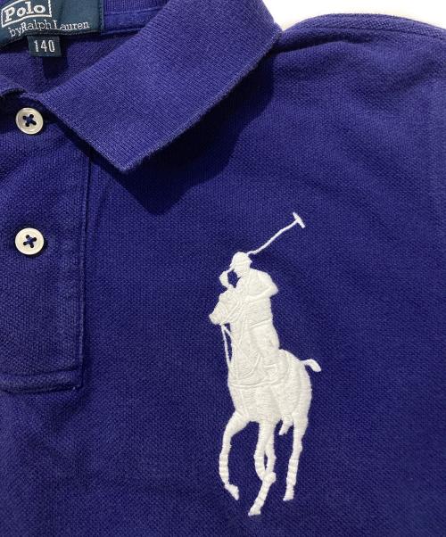 RALPH LAUREN（ラルフローレン）RALPH LAUREN (ラルフローレン) ビッグポニー半袖ポロシャツ ブルー サイズ:140cmの古着・服飾アイテム
