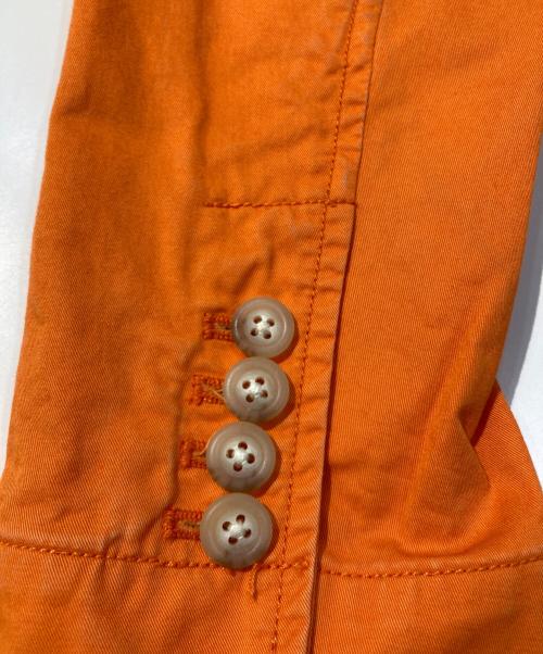RALPH LAUREN（ラルフローレン）RALPH LAUREN (ラルフローレン) エンブレムテーラードジャケット オレンジ サイズ:SIZE 9の古着・服飾アイテム