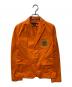 RALPH LAUREN（ラルフローレン）の古着「エンブレムテーラードジャケット」｜オレンジ