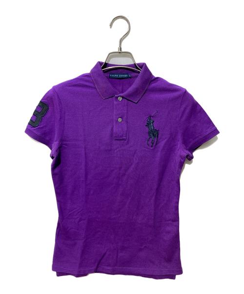 RALPH LAUREN（ラルフローレン）RALPH LAUREN (ラルフローレン) 半袖ポロシャツ パープル サイズ:Lの古着・服飾アイテム