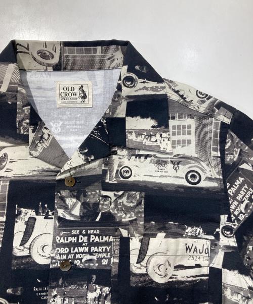 OLD CREW（オールド・クロウ）OLD CREW (オールド・クロウ) オープンカラーシャツ ブラック サイズ:SIZE Mの古着・服飾アイテム