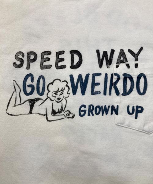 WEIRDO（ウィアード）WEIRDO (ウィアード) SPEED WAYTシャツ ホワイト サイズ:Mの古着・服飾アイテム