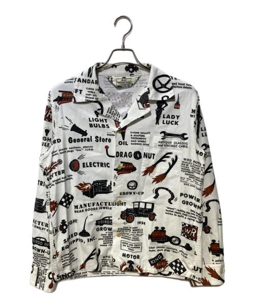 WEIRDO（ウィアード）WEIRDO (ウィアード) オープンカラーシャツ ホワイト サイズ:Mの古着・服飾アイテム