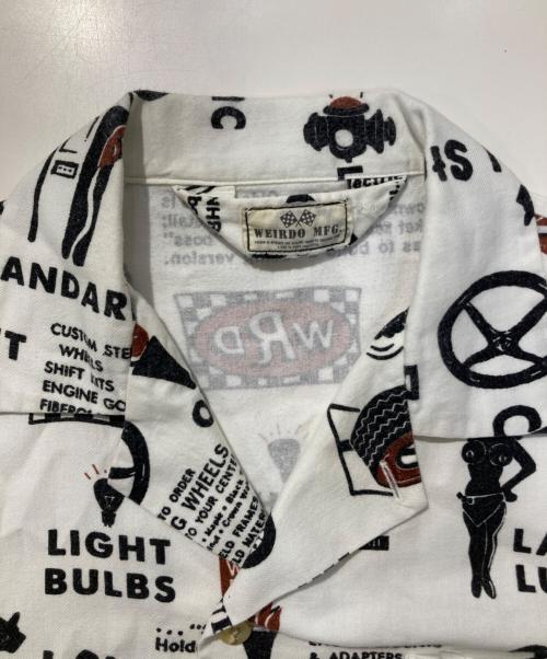 WEIRDO（ウィアード）WEIRDO (ウィアード) オープンカラーシャツ ホワイト サイズ:Mの古着・服飾アイテム