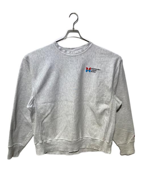 Champion（チャンピオン）Champion (チャンピオン) 刺繍企業ロゴスウェット グレー サイズ:サイズ表記なしの古着・服飾アイテム