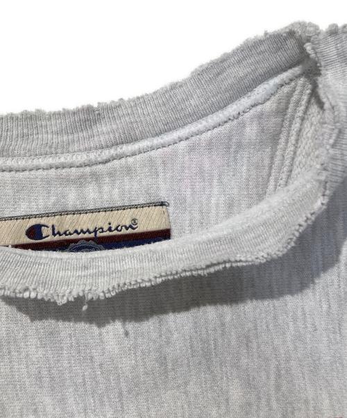 Champion（チャンピオン）Champion (チャンピオン) 刺繍企業ロゴスウェット グレー サイズ:サイズ表記なしの古着・服飾アイテム