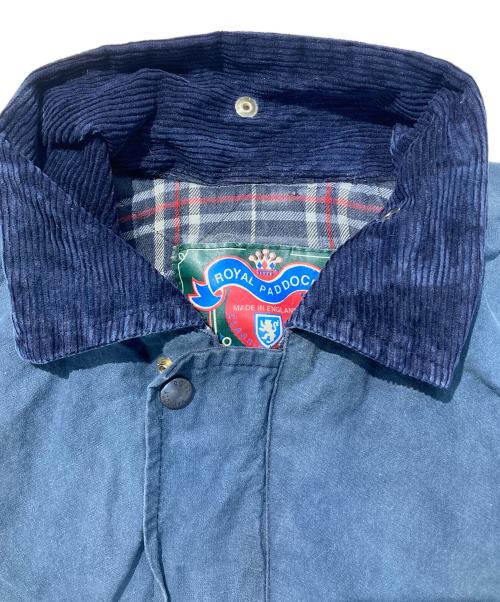 royal paddock（ロイヤルパドック）royal paddock (ロイヤルパドック) オイルドジャケット ネイビー サイズ:Sの古着・服飾アイテム
