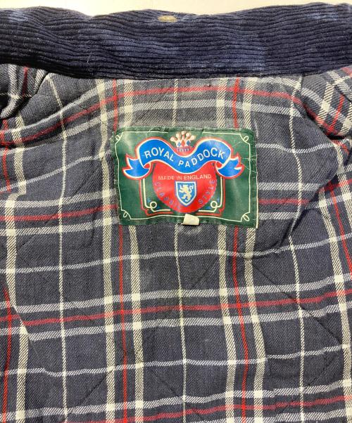 royal paddock（ロイヤルパドック）royal paddock (ロイヤルパドック) オイルドジャケット ネイビー サイズ:Sの古着・服飾アイテム