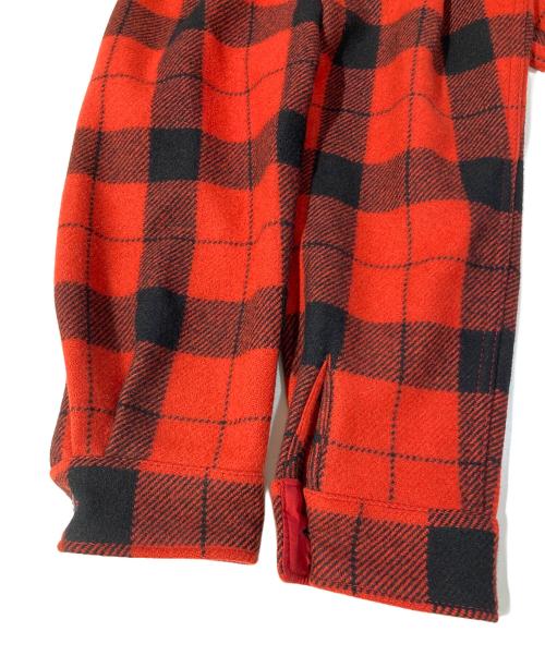 Hysteric Glamour（ヒステリックグラマー）Hysteric Glamour (ヒステリックグラマー) バッファーローチェックジャケット レッド サイズ:Lの古着・服飾アイテム