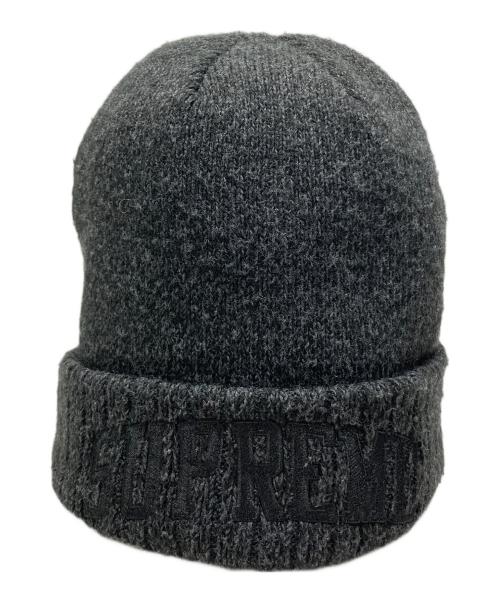 New Era（ニューエラ）New Era (ニューエラ) SUPREME (シュプリーム) ニット帽 ブラックの古着・服飾アイテム